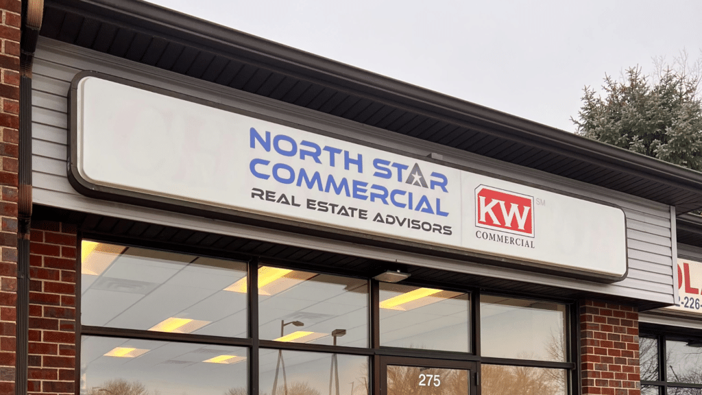 Image of North Star Commercial Real Estate Advisors Office Signage located in Savage, MInnesota.